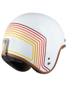 Vintage Jet Helmet Origine Primo Sunrise Red/White (Ece 22.06) 2