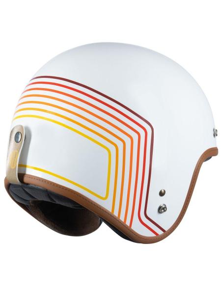 Acquista Casco Jet Vintage Origine Primo Sunrise Rosso/Bianco Ece 22.06 a prezzo scontato