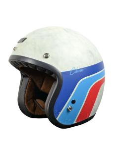 CAPACETE JET ORIGINE PRIMO CLASSIC WHITE VINTAGE ECE 22.06