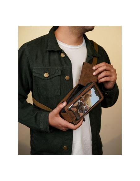 Comprar Funda Movil Marron Trip Machine Con Imanes a precio de oferta