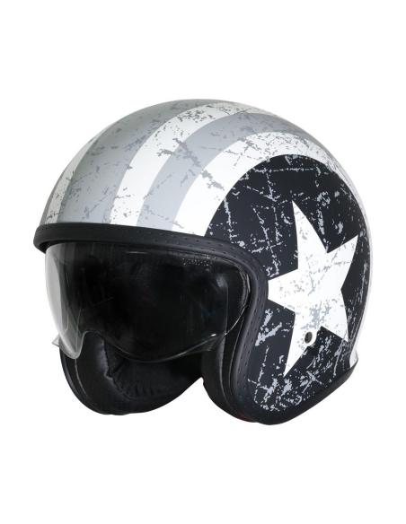 Comprar Casco Jet Abierto Spirit Rebel Star Gris 22.06 De Origine a precio de oferta