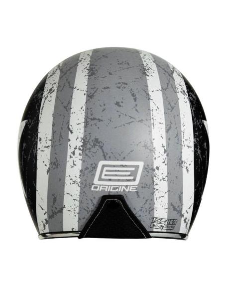 Comprare Casco Jet Aperto Spirit Rebel Star Grigio 22.06 Di Origine a prezzo scontato
