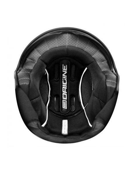 Comprare Casco Demi Jet Con Schermo E Visiera Solare Alpha Solid Black Ece 22.06 a prezzo scontato