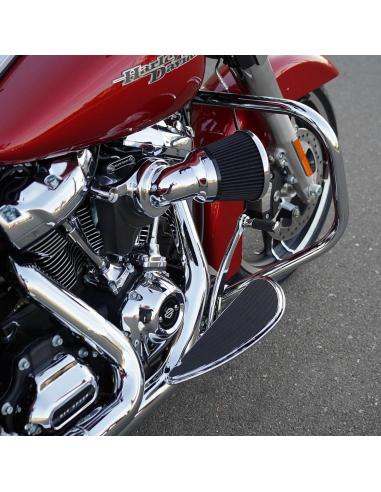 FILTRE À AIR ARLEN NESS VELOCITY 65º CROME HARLEY TWIN CAM (SAUF TOURING 08-UP)