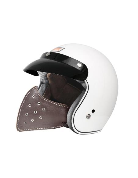 LEATHER MASK FOR ORIGINE JET HELMETS
