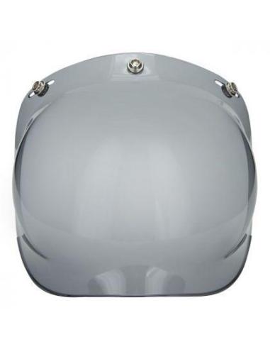 ÉCRAN FUMÉ BUBBLE AVEC 3 PRESSIONS POUR CASQUES JET - STYLE RÉTRO ET DURABILITÉ SUPÉRIEURE