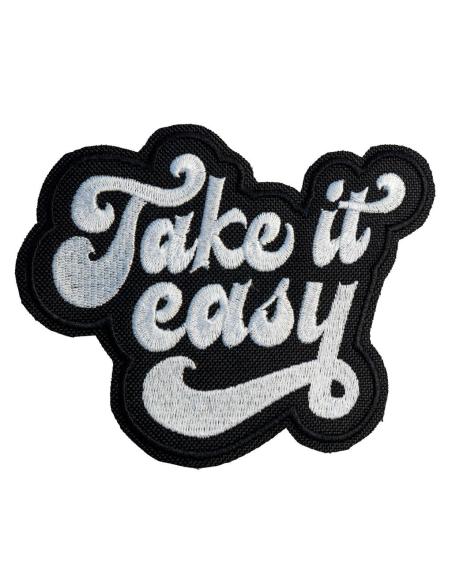Comprar Parche Biker Termoadhesivo Take It Easy  13X10 Cm a precio de oferta