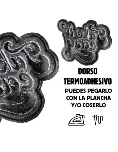 TAKE IT EASY BIKER PATCH HEAT SEAL BACKING 13X10 CM