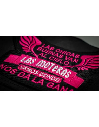 EMBROIDERED PATCH BIKER GIRLS GO WHERE THEY WANT TO GO 15 CM