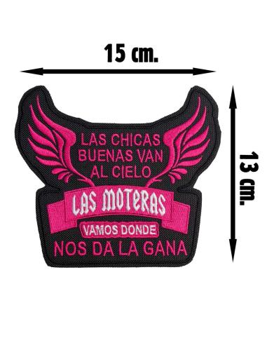 Comprar Parche Las Moteras Van Donde Les Da La Gana 15 Cm a precio de oferta