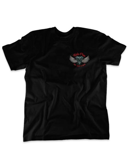 Acquista T-shirt Ride Free V-Twin By Motor Clothing a prezzo scontato