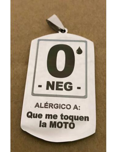 Comprar Colgante De Acero Militar Grabado Laser Dos Caras Personalizado a precio de oferta