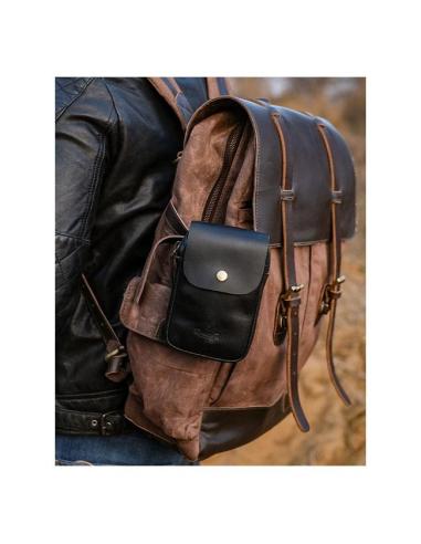 SAC EN CUIR TRIP MACHINE UTILITY POUCH NOIR