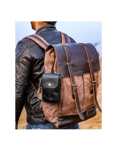 SAC EN CUIR TRIP MACHINE UTILITY POUCH NOIR