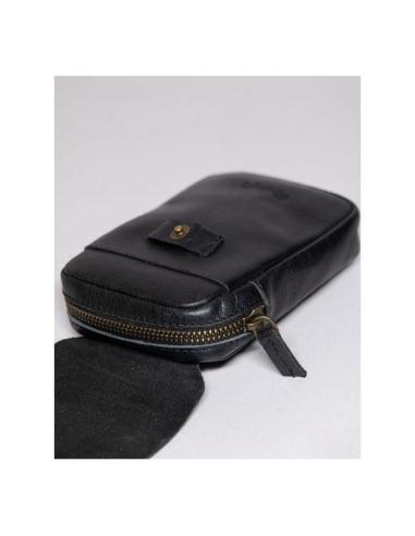 SAC EN CUIR TRIP MACHINE UTILITY POUCH NOIR