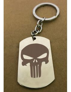 Personalized Laser Engraved Steel Keychain Two Sides
