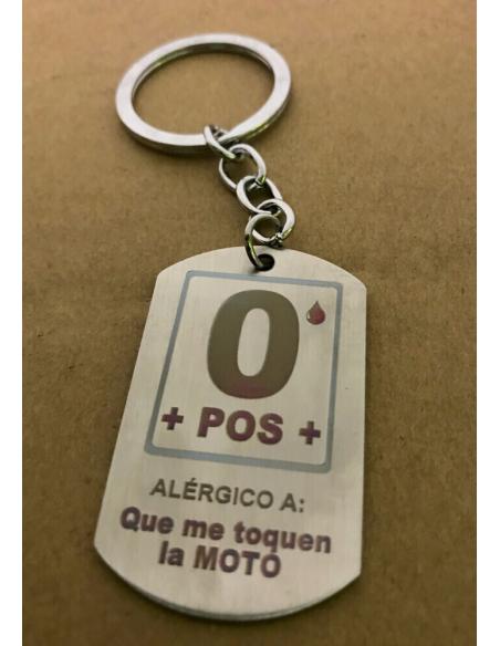 Personalized Laser Engraved Steel Keychain Two Sides