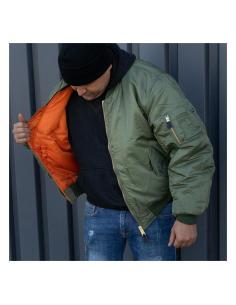 Acquista Giacca Bomber Ma-1 Verde - Resistente e Classica a prezzo scontato 2
