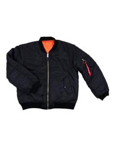 Acquista Giacca Bomber Ma-1 Nera - Resistente e Classica in offerta