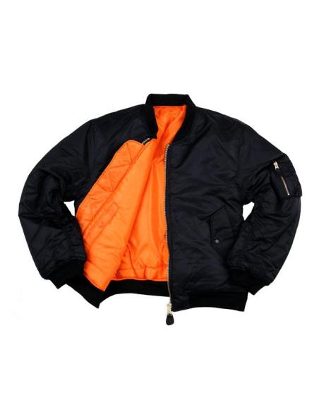 Acquista Giacca Bomber Ma-1 Nera - Resistente e Classica in offerta