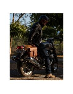 CLASSIC COGNAC LEATHER CROSSBODY PANNIER BY TRIP MACHINE 2