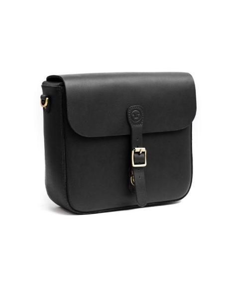 SACOCHE BANDOUILLÈRE CLASSIC NOIR EN CUIR DE TRIP MACHINE - TAILLE UNIQUE