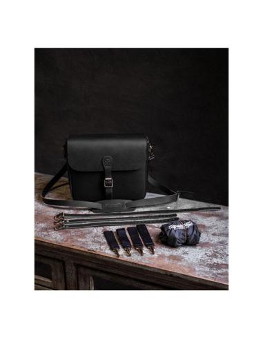 SACOCHE BANDOUILLÈRE CLASSIC NOIR EN CUIR DE TRIP MACHINE - TAILLE UNIQUE