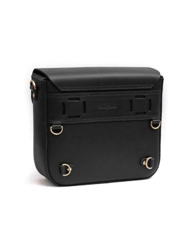 SACOCHE BANDOUILLÈRE CLASSIC NOIR EN CUIR DE TRIP MACHINE - TAILLE UNIQUE