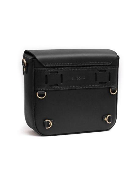 SACOCHE BANDOUILLÈRE CLASSIC NOIR EN CUIR DE TRIP MACHINE - TAILLE UNIQUE