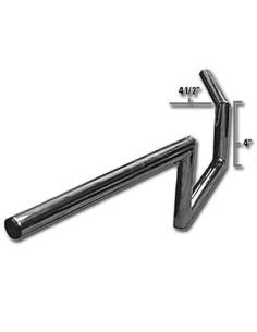 Z-Bar Guidão 4" 25Mm Cromado | Preço Promocional 2