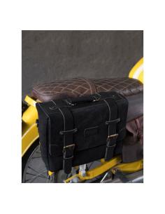 Alforje De Couro Autêntico Warrior Preta Da Trip Machine 2