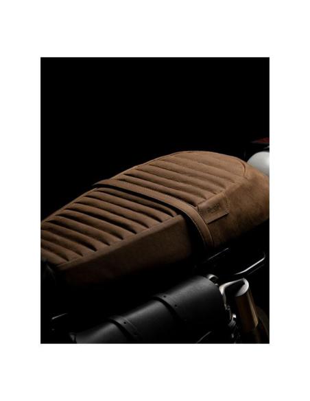 Comprar Asiento De Cuero Tabaco Touring Para Royal Enfield Interceptor 650 Y Gt650 De Trip Machine a precio de oferta