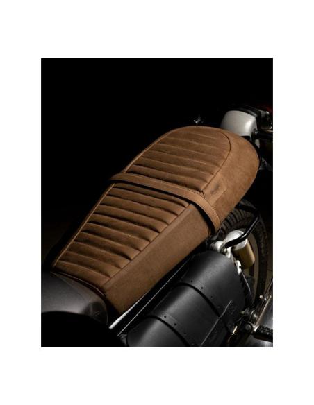 Comprar Asiento De Cuero Tabaco Touring Para Royal Enfield Interceptor 650 Y Gt650 De Trip Machine a precio de oferta