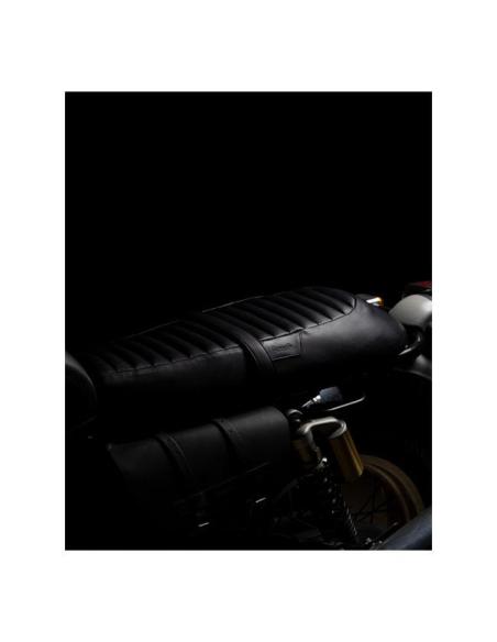 Comprar Asiento De Cuero Negro Touring Para Royal Enfield Interceptor 650 Y Gt650 De Trip Machine a precio de oferta