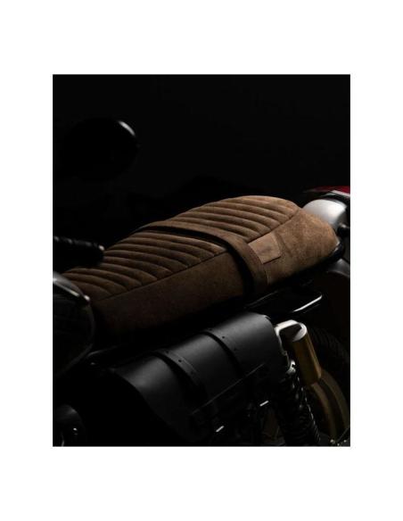 Comprar Asiento De Ante Tabaco Para Royal Enfield Interceptor 650 Y Gt650 - Trip Machine a precio de oferta
