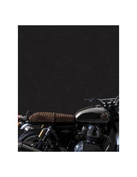 Comprar Asiento De Ante Tabaco Para Royal Enfield Interceptor 650 Y Gt650 - Trip Machine a precio de oferta