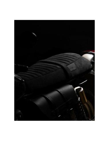 Comprar Asiento De Ante Negro Para Royal Enfield Interceptor 650 Y Gt650 - Trip Machine a precio de oferta