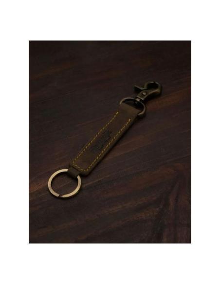 Comprar Llavero Classic De Cuero Tabaco De Trip Machine a precio de oferta