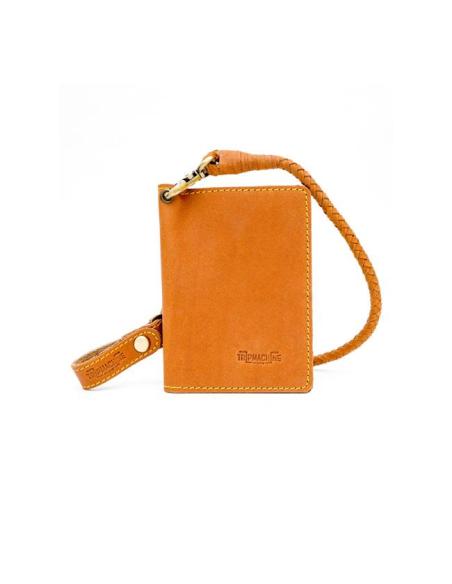 PORTEFEUILLE EN CUIR VINTAGE TAN EXPLORER DE TRIP MACHINE - TAILLE UNIQUE