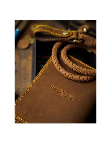 Comprar Cartera De Cuero Explorer Tabaco De Trip Machine a precio de oferta