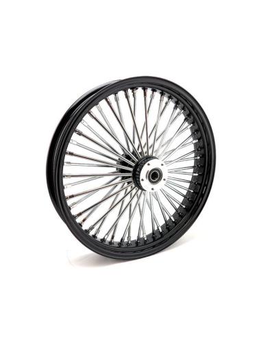 Acquista Pneumatico Posteriore Fat Spoke 48 Raggi Larghi Nero/Cromo 3,50X16 Dyna 06-07, Touring 02-07, Xl 05-07 a prezzo scontat