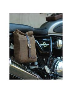TOBACCO MINI LEATHER PANNIER VINTAGE TANCONVERTIBLE INTO A SLING BAG BY TRIP MACHINE 2