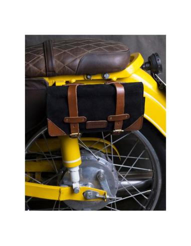 Comprar Bolsa Rulo De Herramientas De Cuero Vintage Tan Para Moto De Trip Machine a precio de oferta