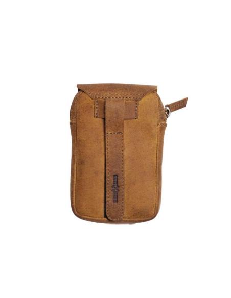 TRIP MACHINE UTILITY POUCH TOBACCO LEATHER BAG