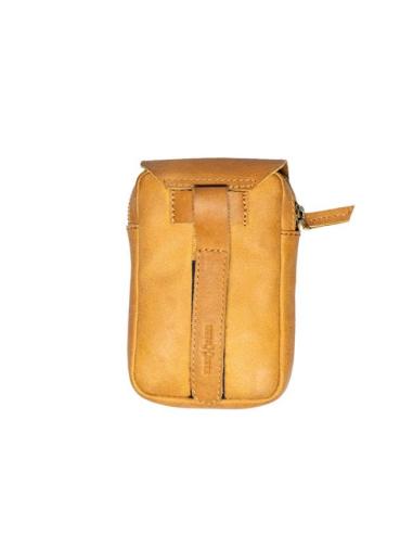 TRIP MACHINE UTILITY POUCH VINTAGE TAN LEATHER BAG