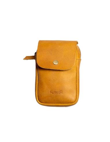 TRIP MACHINE UTILITY POUCH VINTAGE TAN LEATHER BAG