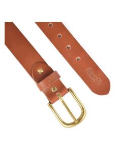HIGH-QUALITY LEATHER CLASSIC VINTAGE TAN BELT BY TRIP MACHINE 2
