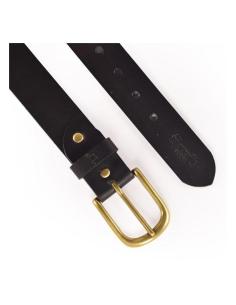 HIGH-QUALITY LEATHER CLASSIC BLACK BELT BY TRIP MACHINE 2