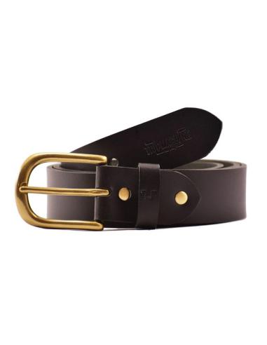 Comprar Cinturón De Cuero Negro De Alta Calidad Classic De Trip Machine a precio de oferta
