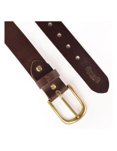 HIGH-QUALITY LEATHER CLASSIC TOBACCO BELT BY TRIP MACHINE 2